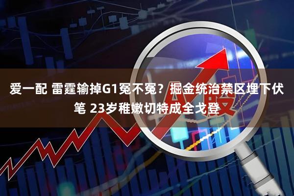 爱一配 雷霆输掉G1冤不冤？掘金统治禁区埋下伏笔 23岁稚嫩切特成全戈登