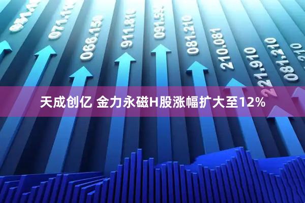 天成创亿 金力永磁H股涨幅扩大至12%