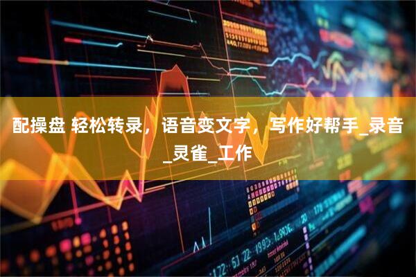 配操盘 轻松转录，语音变文字，写作好帮手_录音_灵雀_工作