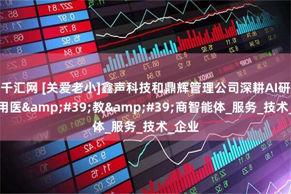 千汇网 [关爱老小]鑫声科技和鼎辉管理公司深耕AI研发应用医&#39;教&#39;商智能体_服务_技术_企业