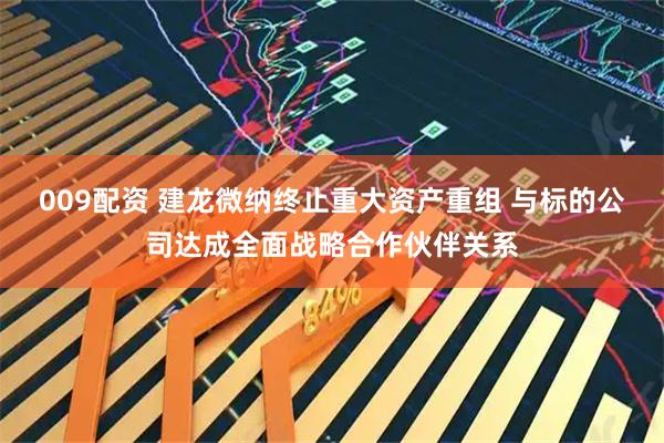 009配资 建龙微纳终止重大资产重组 与标的公司达成全面战略合作伙伴关系